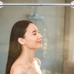 Rideaux de douche tringle à rideau salle de bain barre Tube pour extensible réglable