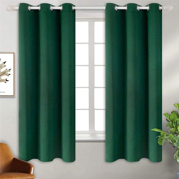 Cortinas de ducha Paneles de cortina de aislamiento térmico para la sala de estar Baby Blue Color Partition 42x84