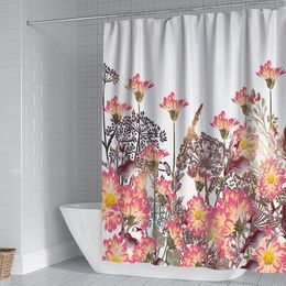 Douchengordijnen Flower Series Gordijn Kids badkamer accessoires waterdichte partitie cortinas de ducha