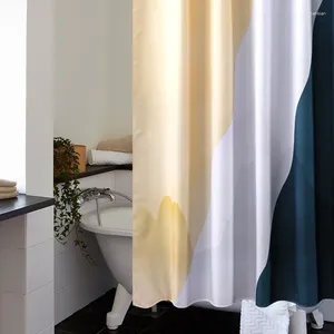 Rideaux de douche gy3523 gyrohome 1pc rideau salle de bain imperméable en polyester tissu décor