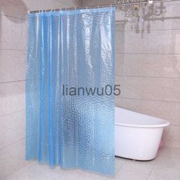 Rideaux de douche Happy Tree PEVA 3D translucide rideau de douche imperméable épaissir en plastique rideau de salle de bain Cube d'eau 3D rideau de bain x0731