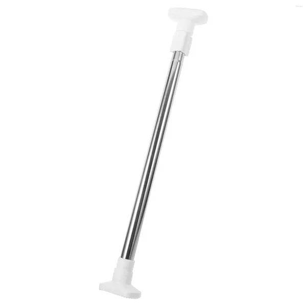 Rideaux de douche Rideau de tige sans trou Rideau de compression incurvée Grand tube pour salle de bain Tour extensible en acier inoxydable