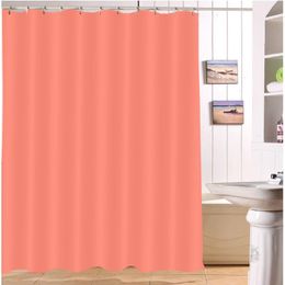 Douchegordijnen lb 180 oranje badkamer gordijn waterdichte polyester schermen