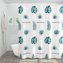 Rideaux de douche rideau nordique moderne imperméable épais lavable accessoires de salle de bain Cortinas articles ménagers DF50Y