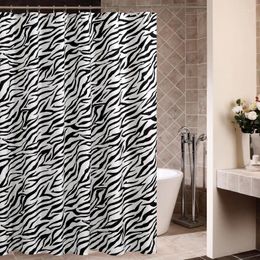 Douchegordijnen mtuove modern gordijn zebra dacron ontwerp waterdicht schaambeen en verdikkingsfabrikanten