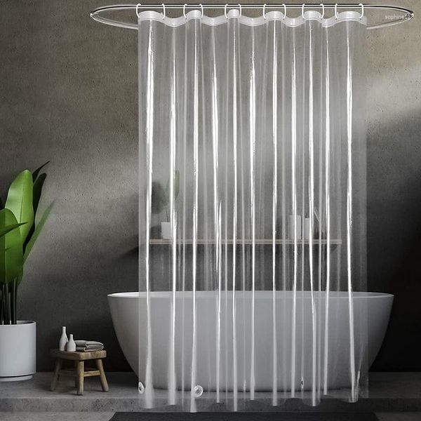 Cortinas de ducha PEVA Cortina transparente Liner Baño con imán para el hogar El