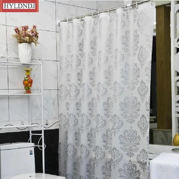 Cortinas de ducha PEVA Baño de baño impermeable Baño con ganchos anti-moldeo antibacteriano para la sala de cocina para el hogar al por mayor