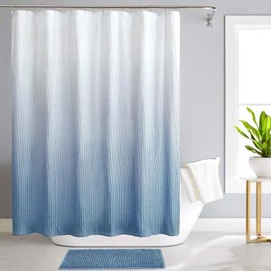 Rideaux de douche rideau en polyester couleurs solides de baignade de baignade