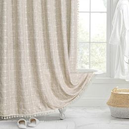 Rideaux de douche rideau moderne en polyester pour une mise à niveau élégante de la salle de bain