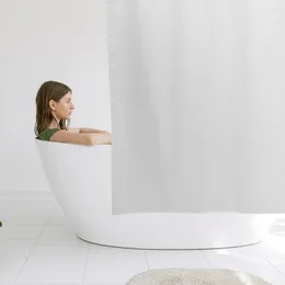 Rideaux de douche rideau de bain pratiques salle de bain courte du ménage surdimensionné étanche.