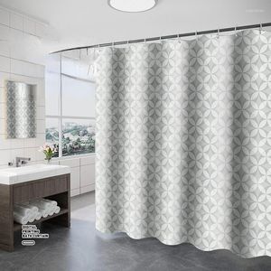 Rideaux de douche épaissir imperméable imprimé Polyester haute densité salle de bain rideau de fenêtre cloison Extra Large large