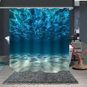Rideaux de douche sous-marin 3D Prince numérique Production maison imperméable rideau en polyester tissu