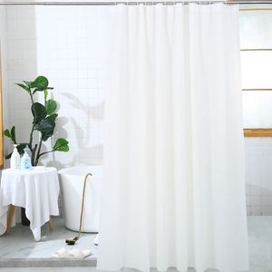 Shower Curtains Waterproof Curtain PEVA Thicken Bathroom Screens With Hook Mildew Proof Durable Bathtub Home Living Room Decor 230329