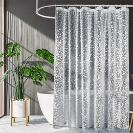 Rideaux de douche imperméables et épais, accessoires de salle de bains, rideau coulissant Semi-transparent, bain minimaliste