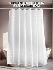 Rideaux de douche plis blancs de bande décorative moteur étanche miloulois rideau de salle de bain ceinture de décoration de salle de bain cueille en forme de C