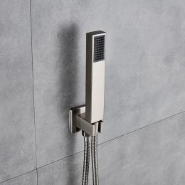 Chaussade de douche Chaussade de salle de bain piste de douche avec support et tuyau de 1,5 m