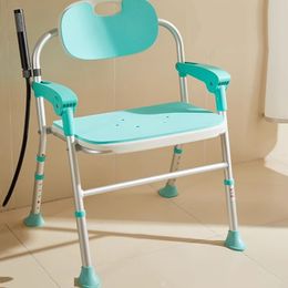 Douche pliante de salle de bain chaise nordique de cuisine nordique chambre de plage tabouret concepteur espace économisant des meubles à tendances plégables de silla silla silla