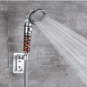 Pommeau de douche réglable à 3 modes d'économie d'eau à haute pression à la main, un bouton pour arrêter les têtes211b