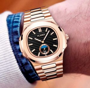 Douchen duiken zwemmende mannen kijken top roestvrij staal kwarts horloge casual mode man 30m waterdicht3193495