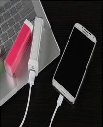 Shpping Mobiele Telefoon Power Bank 2600 mah Backup Bateria Externa Draagbare Oplader Powerbank batterij portatil2894369