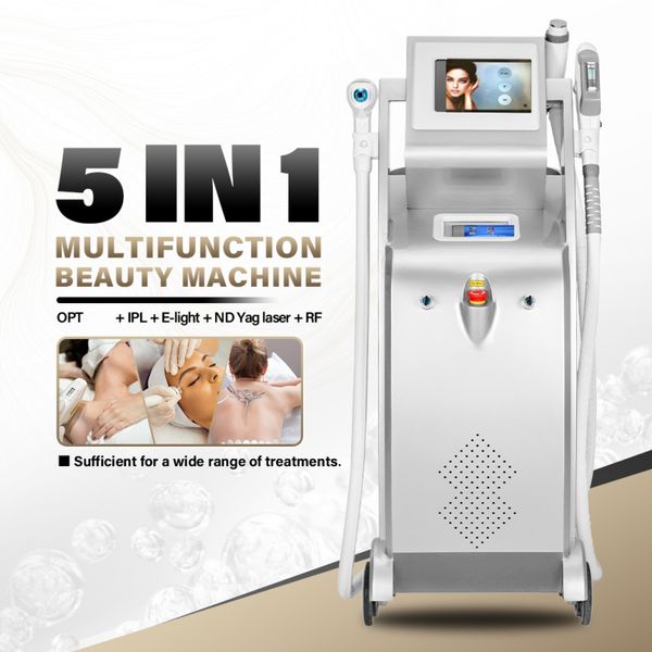 Machine d'épilation IPL e, machine multifonctionnelle pour enlever les tatouages au Laser ND YAG