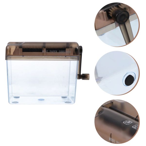 Shredder A4 Mini portable Paper Hands Shredder Home Manual Shredder File Cutting Machine Crusher