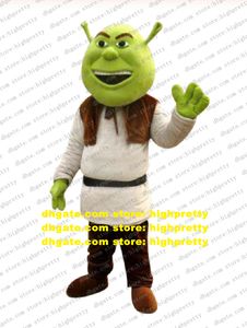 Shrek Mascot Costume Adult Cartoon Character Outfit Traje Campaña Propaganda Folleto Distribución CX2029