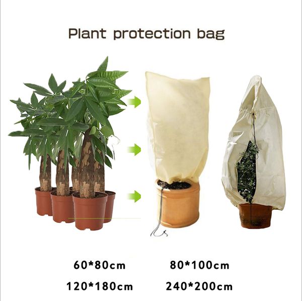 Arbuste sac de protection fournitures de jardin plante arbre avertir couverture Protection contre le gel cour jardin décor hiver contre le froid