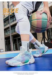 SHUIHUA 4e génération Technologie Azote Chaussures de basket-ball Men Designer Professionnel Practical Thompson KT Student Shock Absorption Sneakers 36-45