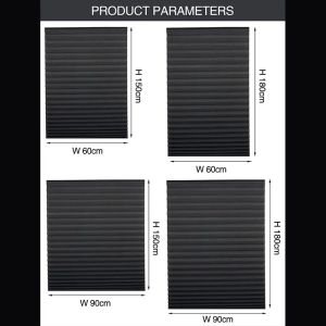 Persianas, ventanas inalámbricas, persianas plisadas opacas para cocina, cortinas ciegas, cortinas filtrantes de luz para baño, cortinas para ventana, sombra para oficina