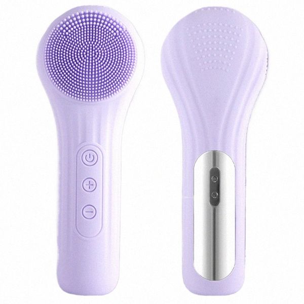 Sic Brosse nettoyante pour le visage imperméable pour hommes femmes Brosse nettoyante électrique exfoliante rechargeable pour le visage Z3SP #