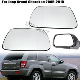 Espejo con calefacción lateral para Jeep Grand Cherokee WH 2005 2006 2007 2008 2009 2010 Vista trasera Vista trasera Miradores de vidrio Accesorios