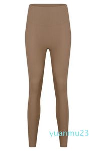 Pantalon de Yoga taille haute avec poche latérale, levage des hanches, forte Compression du ventre, pantalon de course à neuf points