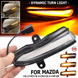 Indicateur de rétroviseur latéral LED LED Dynamic Turn Signal Blinker pour Mazda CX-3 CX3 2016-2018 CX-4 CX4 CX-5 CX5 KE 2016