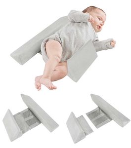 Cuscino per dormire laterale Cuscino per lo styling modellante anti-ribaltamento per neonati Cuscino per la vita di posizionamento della testa piatta anti-sputo per neonati