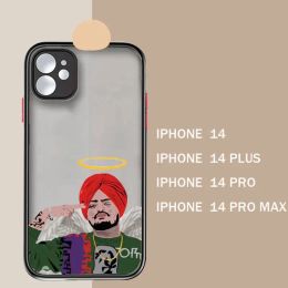 Sidhu Moose Wala Legends Never Die Phone Case Matte Transparente para iPhone 14 11 12 13 Plus Mini X XS XR Pro Max Cover