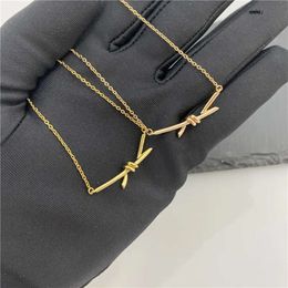 Sier Chain Damesketting RVS Paar Hanger Kettingen op de nek Valentijnsdag Cadeau voor vriendin Designer Sieraden Accessoires