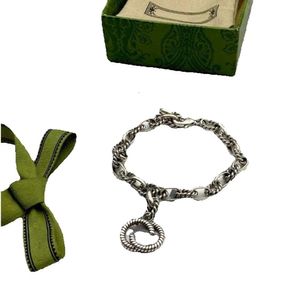 Sier Designer Classic Chain Mode-sieraden G Bruiloft Hanger Armband Ketting