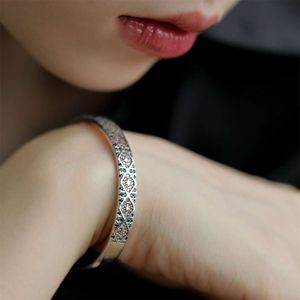 Sier Diamond Zirkoon Dames Minimalistische Mode Insider Design Sense 2023 Nieuwe Stijl Armband voor Dames