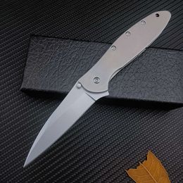 Sier Pree Flipper Assisted Opening Folding Knife Roestvrij stalen mes Buiten kamperen Hunting Messen Tactical Pocket Tool