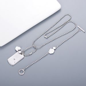 Sier-toegelaten nieuwe product ketting klassieke rechthoekige ketens sieraden levering groothandel