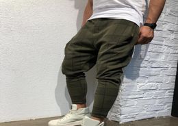 Sifan Brand Designer Men Stijlvol losse geruite broek Gedrukte Casual Harem Pants Joggers Sporting broek Men Hip Hop Streetwear Pant8414886