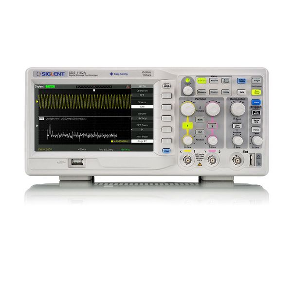 Oscilloscope numérique SIGLENT Dingyang SDS1052A Oscilloscope bande passante 50M taux d'échantillonnage 2 canaux garantie 1G