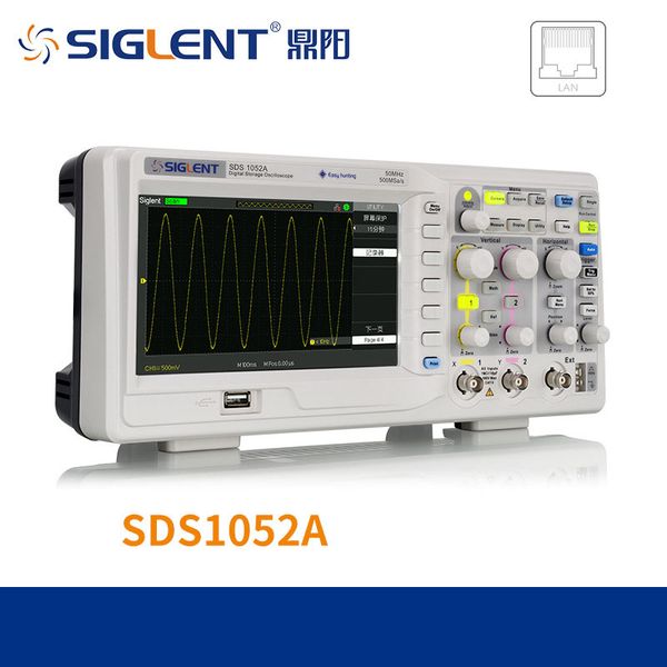 Oscilloscope numérique SIGLENT Dingyang SDS1102A Oscilloscope bande passante 100M taux d'échantillonnage 2 canaux garantie 1G