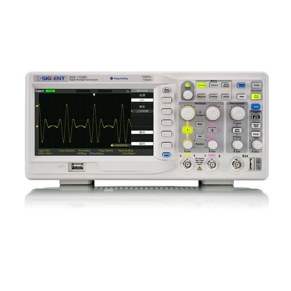 Oscilloscope numérique SIGLENT Dingyang SDS1122E + double canal 120M taux d'échantillonnage de bande passante 1G