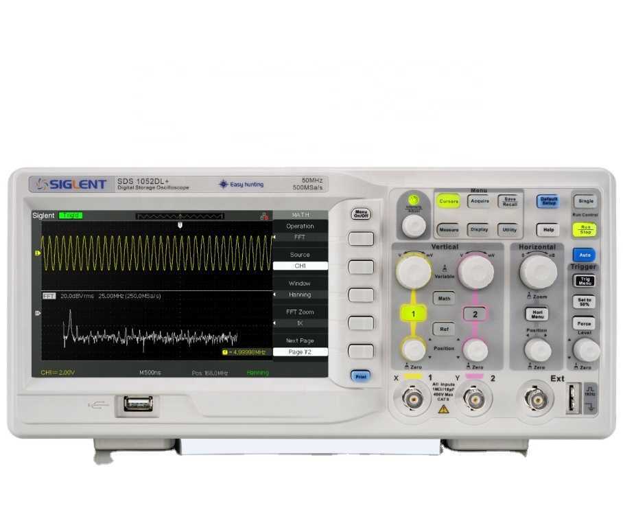 Siglent SDS1052DL 50 МГц цифровой осциллограф телекоммуникации