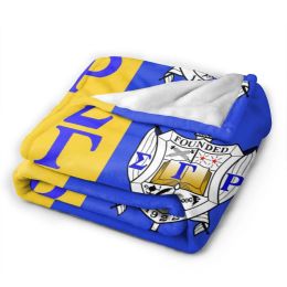 Sigma Gamma Rho 1922 Blanket Ligne léger Ultra Soft Warm For Flannel Fleece Fleece Anti-Pilling Litspreads