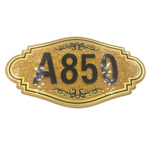 Sign Custom Made Apartment House el Door Plate Acrylique Decal Number 220706