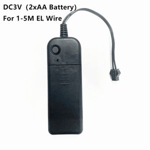 Teken DC 3V AA-batterij 5V USB 12V voeding Adapter Driver Controller Inverter voor 1-5 m EL draad Atmosfeer Decor Flexibel Neon D2.5