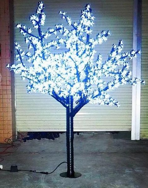 Letrero LED Luz de Navidad Luz de árbol de flor de cerezo 960 piezas LED 6 pies / 1,8 M de altura 110 V CA / 220 V CA Uso al aire libre a prueba de lluvia Envío directo LLFA